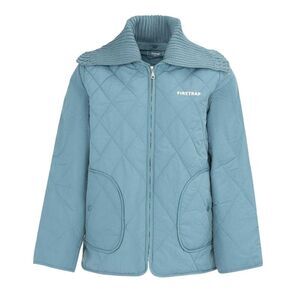 Firetrap Womens/Ladies Quilted Relaxed Fit Jacket / Blue